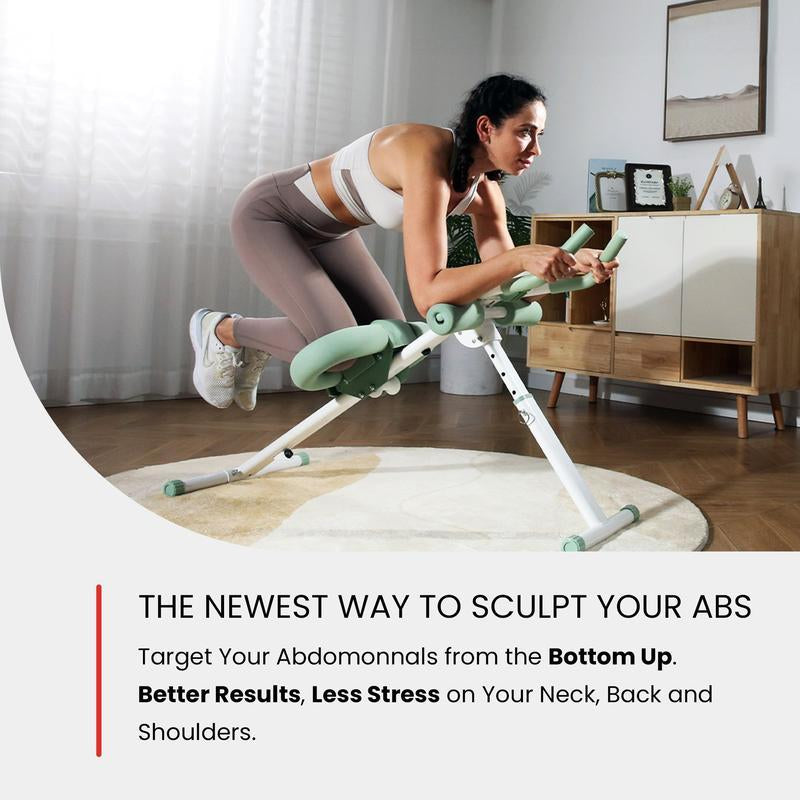 Finer Form Abslider Pro: Advanced At-Home Core Trainer with Glide Track for Targeted Abdominal and Oblique Engagement, Hip Reduction, and Enhanced Comfort for Back and Neck.