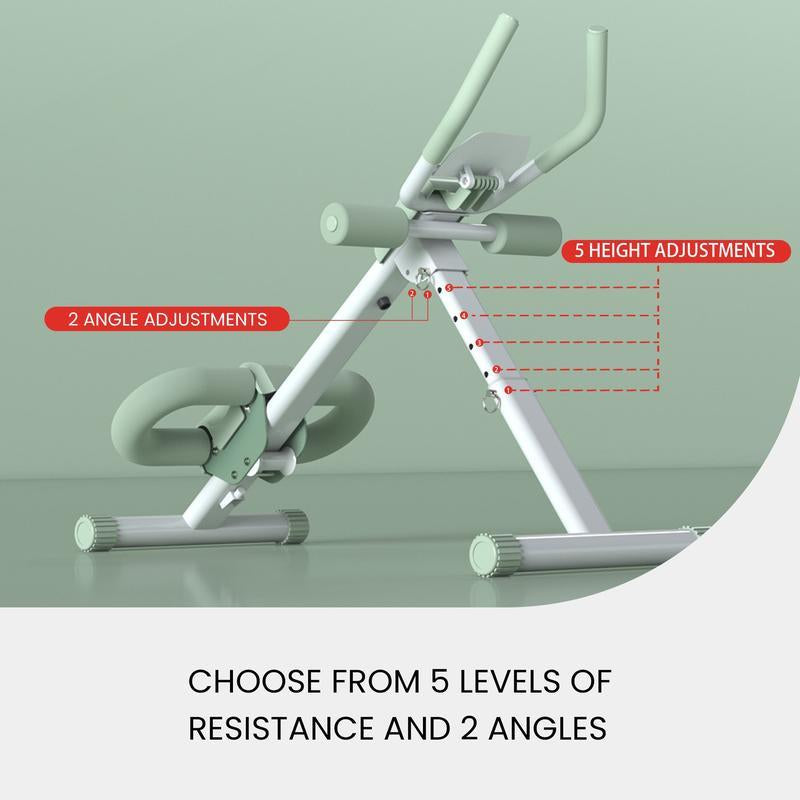 Finer Form Abslider Pro: Advanced At-Home Core Trainer with Glide Track for Targeted Abdominal and Oblique Engagement, Hip Reduction, and Enhanced Comfort for Back and Neck.