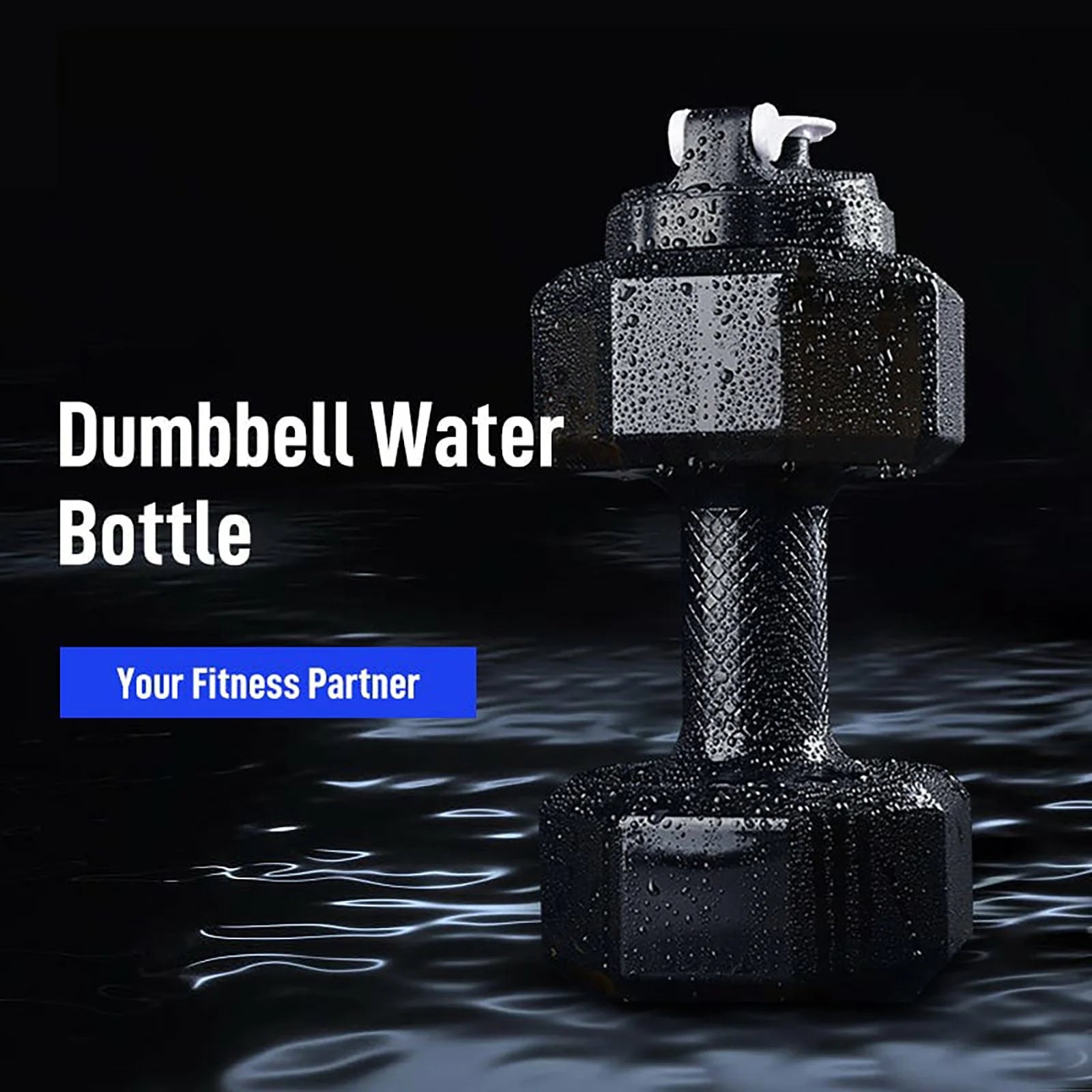2.2 L Dumbbells Large Sport Water Bottle Freerunning Fitness Kettle Gym Large -Capacity Dumbbell Water Bottle Dumbbell Shape Water Bottle Sports Workout Portable See Through